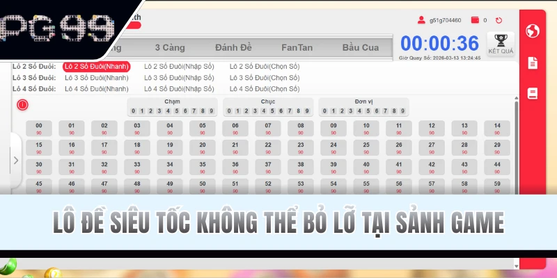 Xổ số siêu tốc hiện đại tỷ lệ thưởng cao