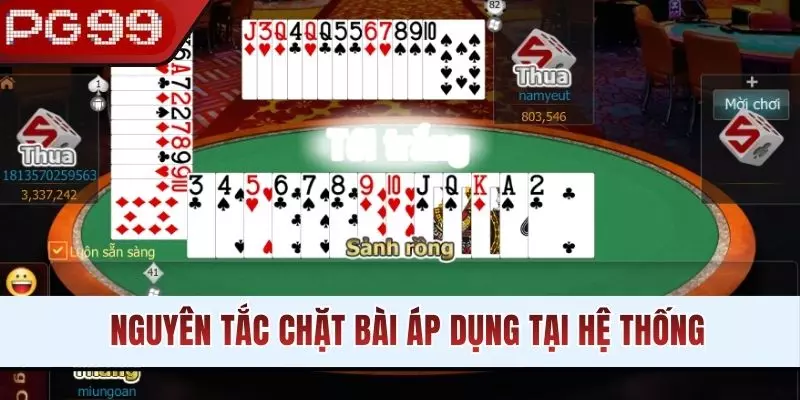Nguyên tắc chặt bài áp dụng tại hệ thống