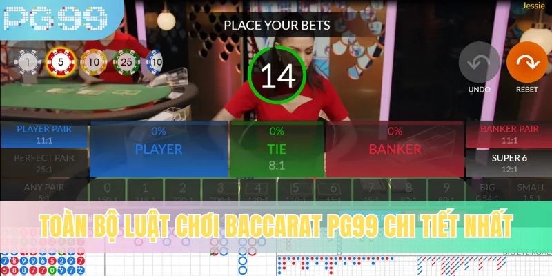Toàn bộ luật chơi Baccarat PG99 chi tiết nhất